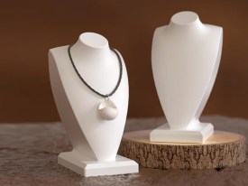 Molde silicona exhibidor pecho triangular